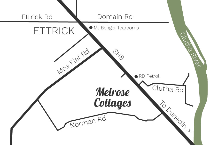 Melrose Cottages Etrick Central Otago